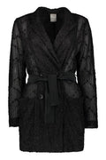 Lorena Antoniazzi Belted Lace Coat