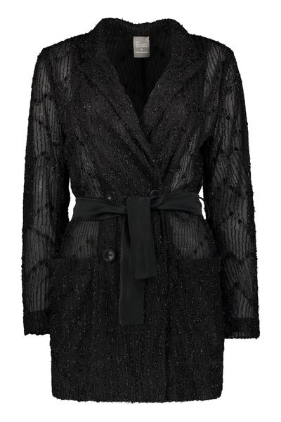 Lorena Antoniazzi Belted Lace Coat