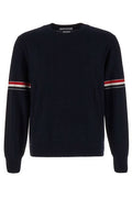 Thom Browne RWB-Stripe Long-Sleeved Crewneck Jumper