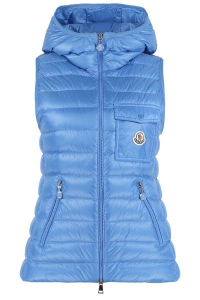 Moncler Logo Patch Zip-Up Padded Gilet