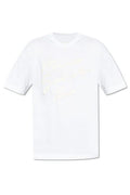 Givenchy Slogan Embroidered Crewneck T-Shirt
