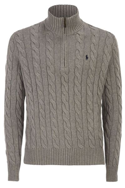 Polo Ralph Lauren Cable Knit Half-Zip Sweater