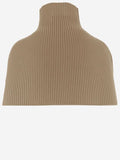 SA SU PHI Ribbed Turtleneck Cape