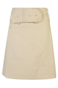 Burberry Belted-Waist Wrap Mini Skirt