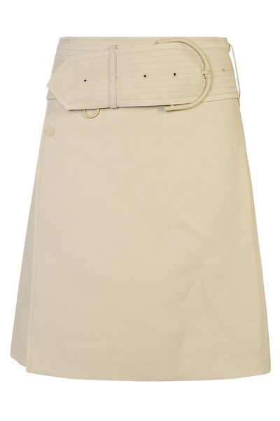 Burberry Belted-Waist Wrap Mini Skirt