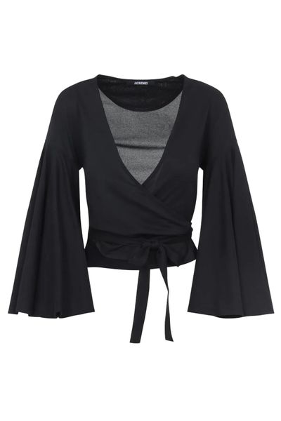 Jacquemus Le Cache Coeur Ventadou Wrap Top