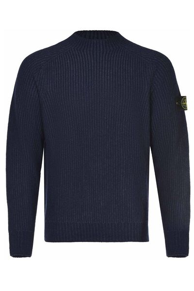 Stone Island Ribbed Knitted Sweater