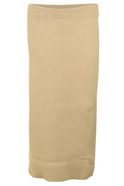 Malo Ribbed Knitted Skirt