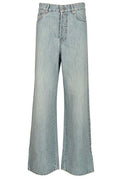 Miu Miu Logo-Embroidered Denim Jeans