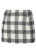 Vetements Checked Tweed Mini Skirt