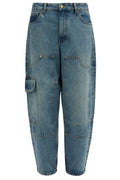 Ganni Low Waist Cargo Jeans