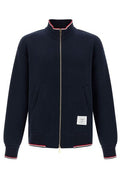 Thom Browne RWB-Striped Zipped Sweatshirt