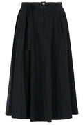 Moncler Belted A-Line Midi Skirt