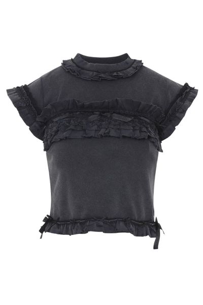Balenciaga Ruffle Detailed Top