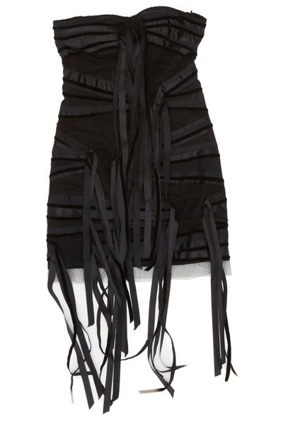 The Attico Fringed Sleeveless Mini Dress
