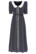 Alessandra Rich Polka-Dot Midi Dress
