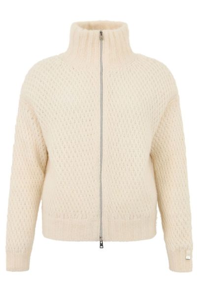 Herno Zip High-Neck Cardigan
