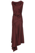 Victoria Beckham Asymmetrical Midi Dress