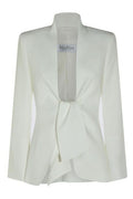 Max Mara Tie-Front Straight Hem Blazer