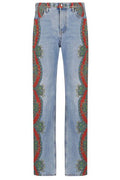 Etro Paisley Printed High Waist Jeans