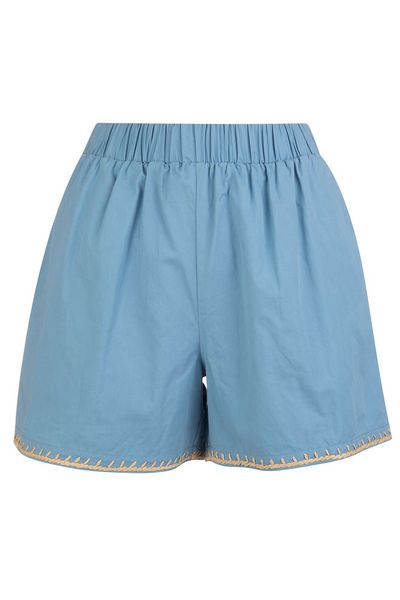 RED Valentino REDValentino Embroidered High-Waisted Shorts