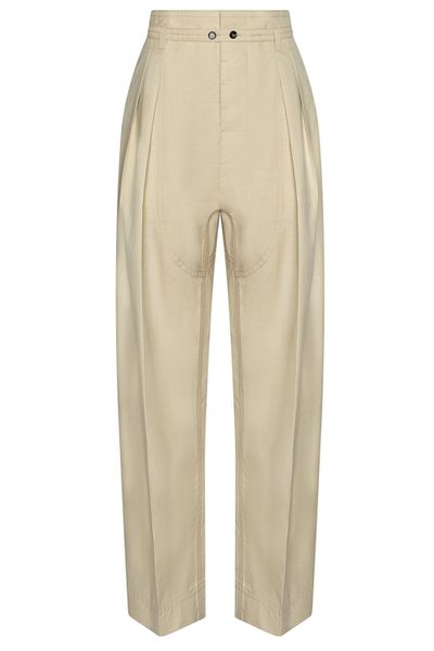 Bottega Veneta Pleated High-Waist Pants