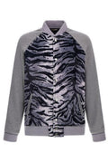 Roberto Cavalli Printed Buttoned Sweatshirt