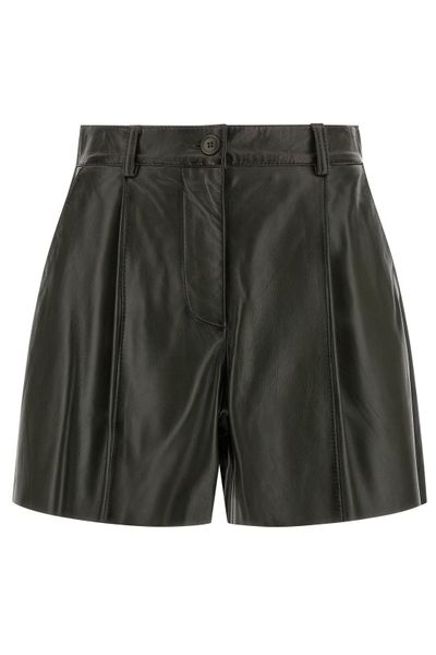 P.A.R.O.S.H. Leather Bermuda Shorts