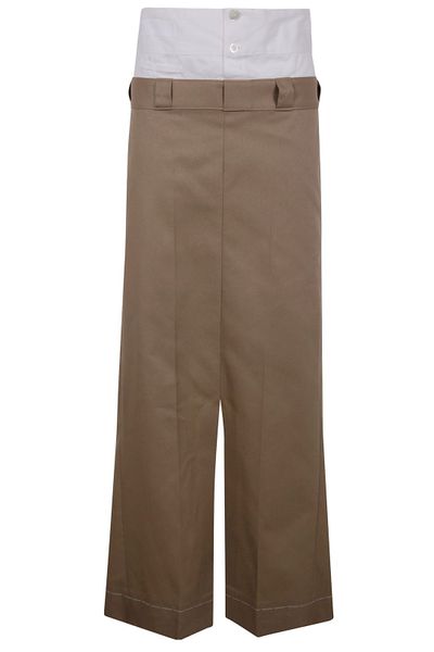 Maison Margiela High-Waist Slit-Detailed Maxi Skirt