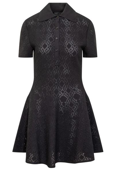 Givenchy Monogram 72 Jacquard Mini Polo Dress