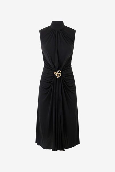 Roberto Cavalli Jewel Snake Midi Dress