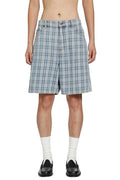 Burberry Check Denim Shorts