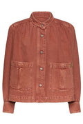 Chloé High-Neck Gathered Jacket