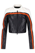 Balenciaga Bodies Fitted Biker Jacket