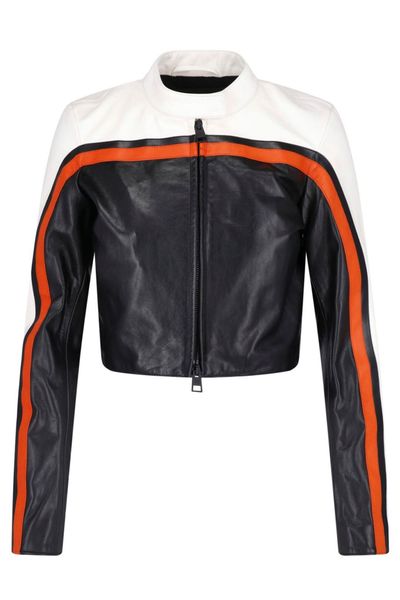 Balenciaga Bodies Fitted Biker Jacket