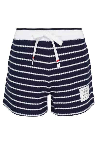 Thom Browne Striped Honeycomb Shorts