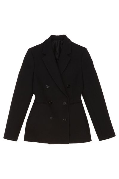 Alaïa Crepe Cinched Blazer