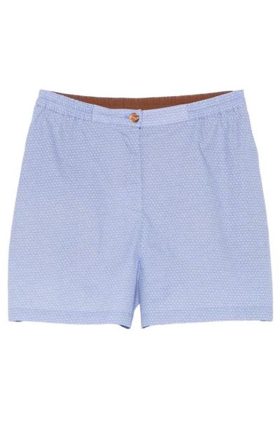Merci Textured Elastic-Waist Shorts