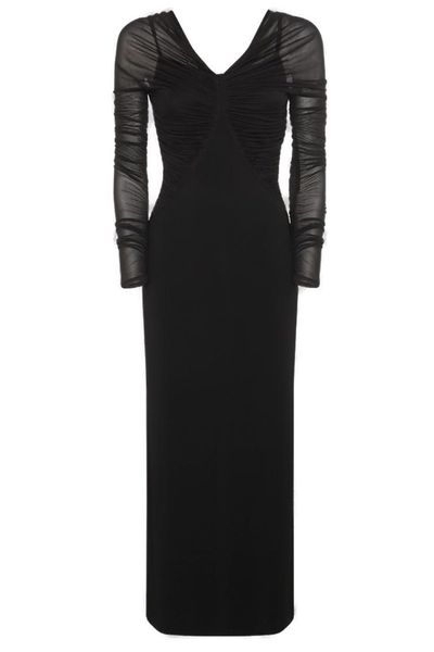Max Mara Draped Off-Shoulder Dress