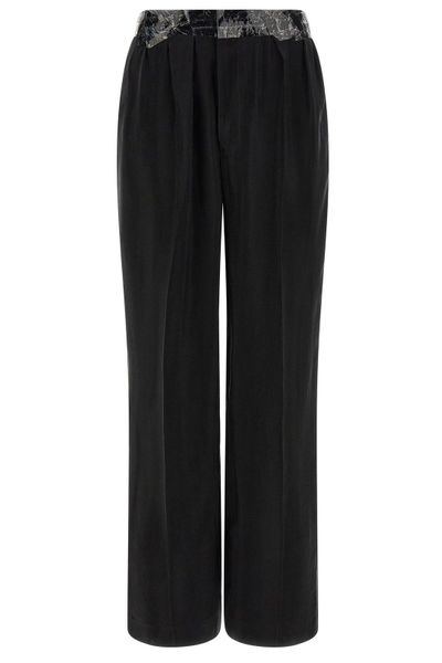 Maison Margiela Pleated Straight-Leg Trousers