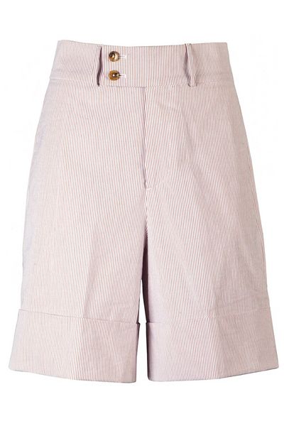 Berwich High-Waist Striped Shorts