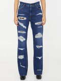 Dolce & Gabbana Distressed Wide-Leg Jeans