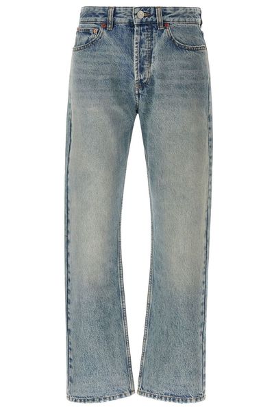 Isabel Marant Daya Logo Patch Cropped Jeans