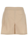 PLAIN Pleated Poplin Shorts
