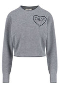 Chloé Logo Intarsia Knit Sweater
