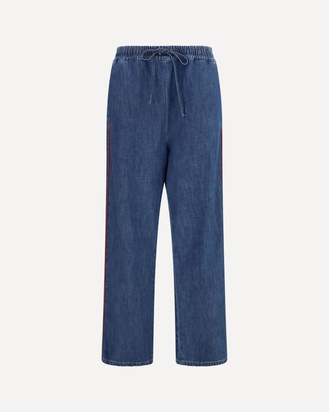 Valentino Drawstring Wide-Leg Jeans