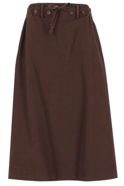 Golden Goose Deluxe Brand Drawstring Circle Skirt