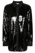 Alberta Ferretti Sequins Embellished Elegant Blouse