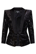 Balmain Sequinned Collared Blazer