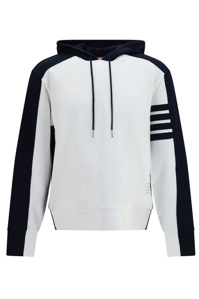 Thom Browne Color Block Drawstring Hoodie